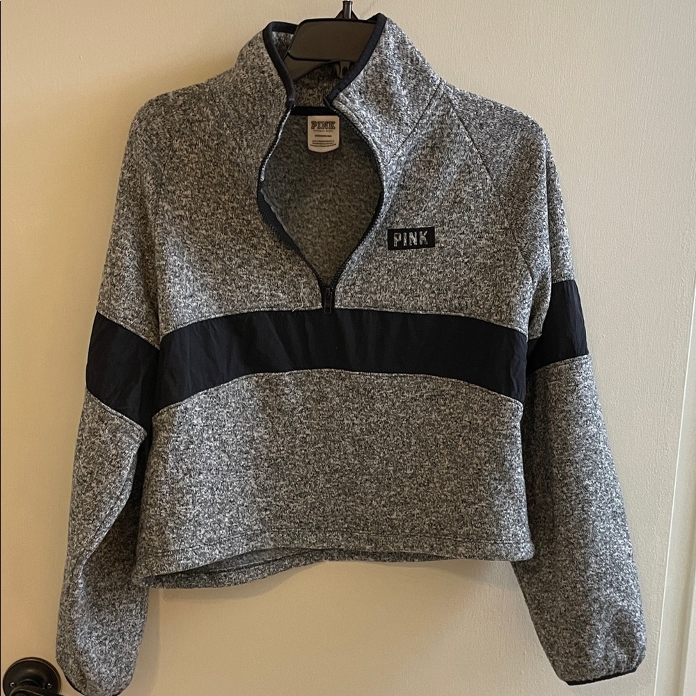 Victoria's Secret Gray and Black Cowl Neck Sweater